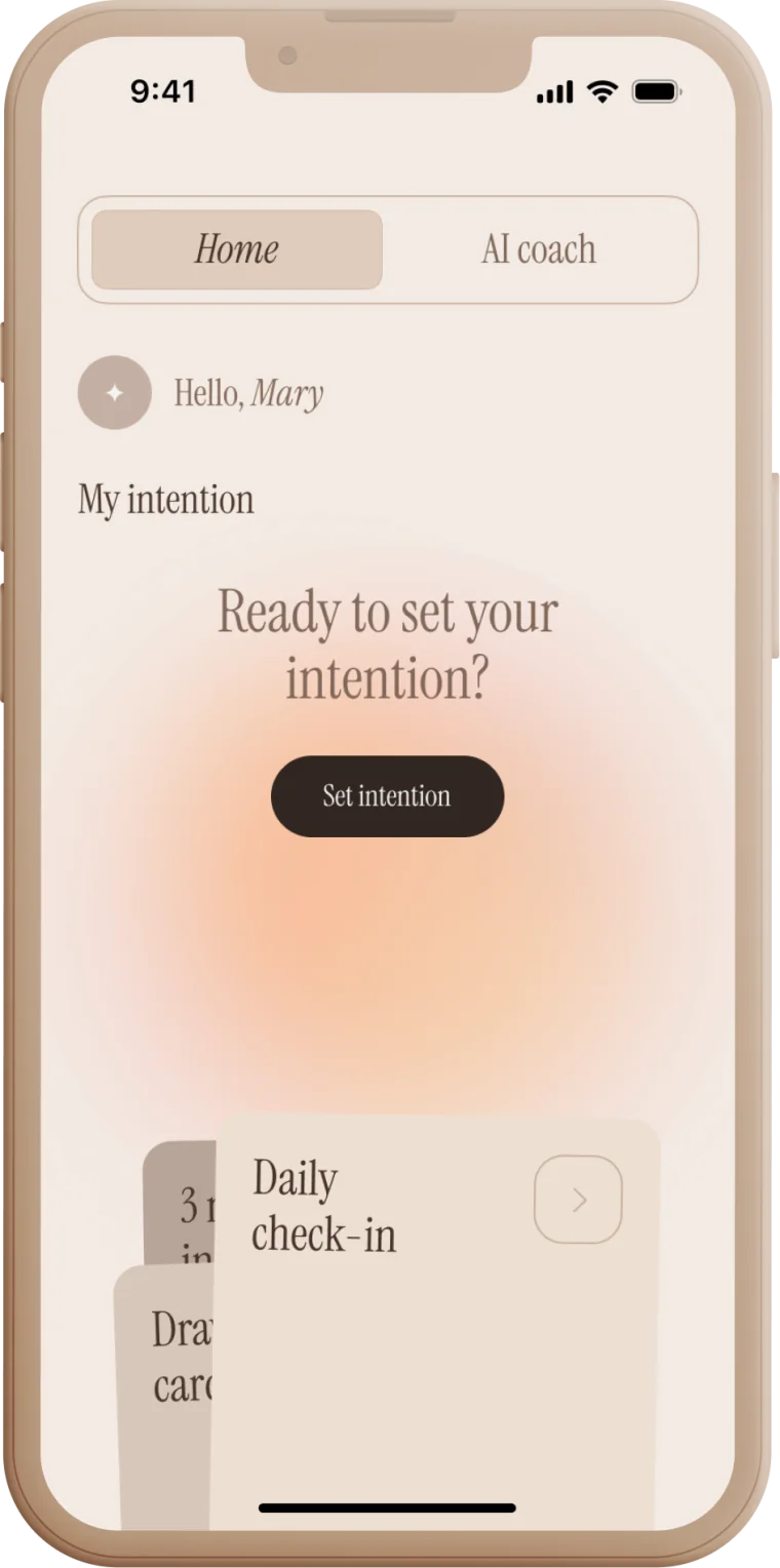 Intentions product visual